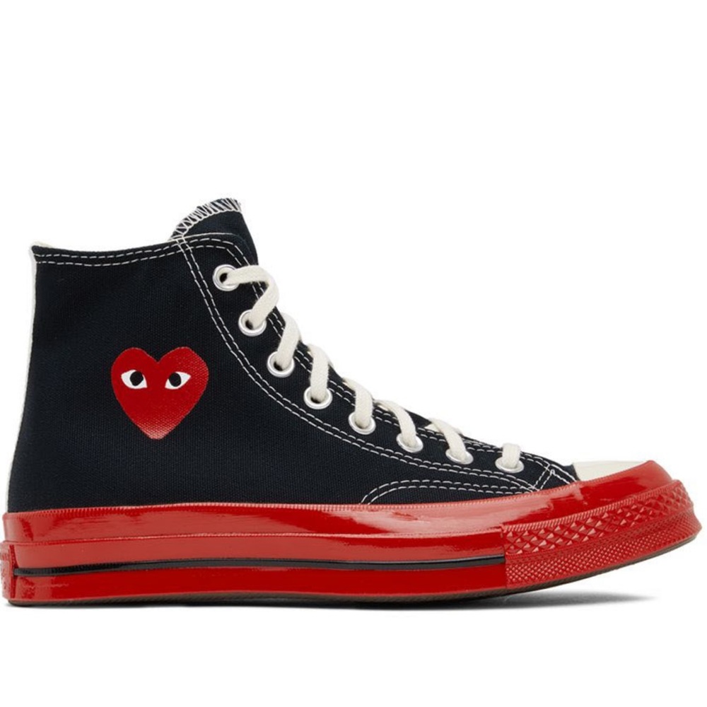 CDG x Converse Black & Red